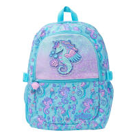 Mochila Australia Smiggle Con Patrón De Caballito De Mar Para Escuela Primaria Estilo De Dibujos Animados Ligera Y De Gran Capacidad - details 3