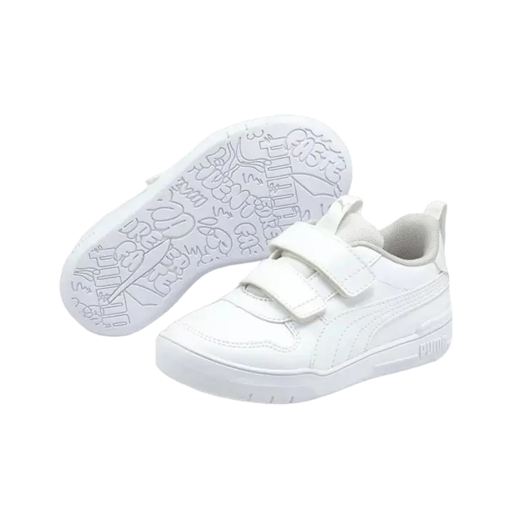 PUMA 380740 06 MULTIFLEX WHITE ZAPATILLAS NIÑO - 1