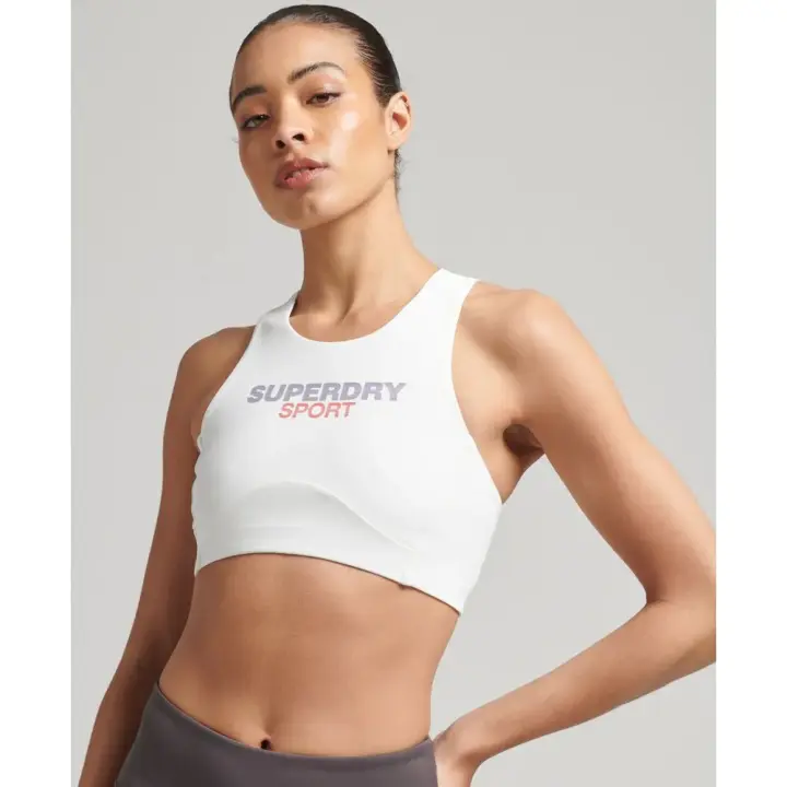 Superdry Sujetador Deportivo Core Active Blanco - 1