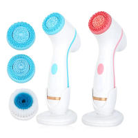 Limpieza Facial Ultrasonica 3 En 1 Con Cepillo Rotatorio Y Masajeador USB Elimina Quistes Negro Con Tecnología Galvanic Herramienta Para Cuidado De Piel - details 0