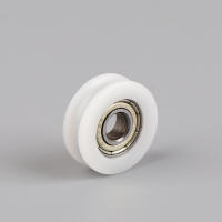 Rueda De Deslizamiento Para Puerta Y Ventana 626 Pulley Con Eje De 6*22*7MM Rueda Plana Ranura U Nylon Material De Inyección - details 11
