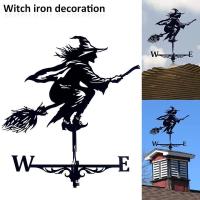 Decoración De Hierro Forjado Para El Hogar Y Jardín Vela Del Viento Negra Simulación Bruja Arte Para Techo Decoración De Ramadán Estilo Nuevo - details 3