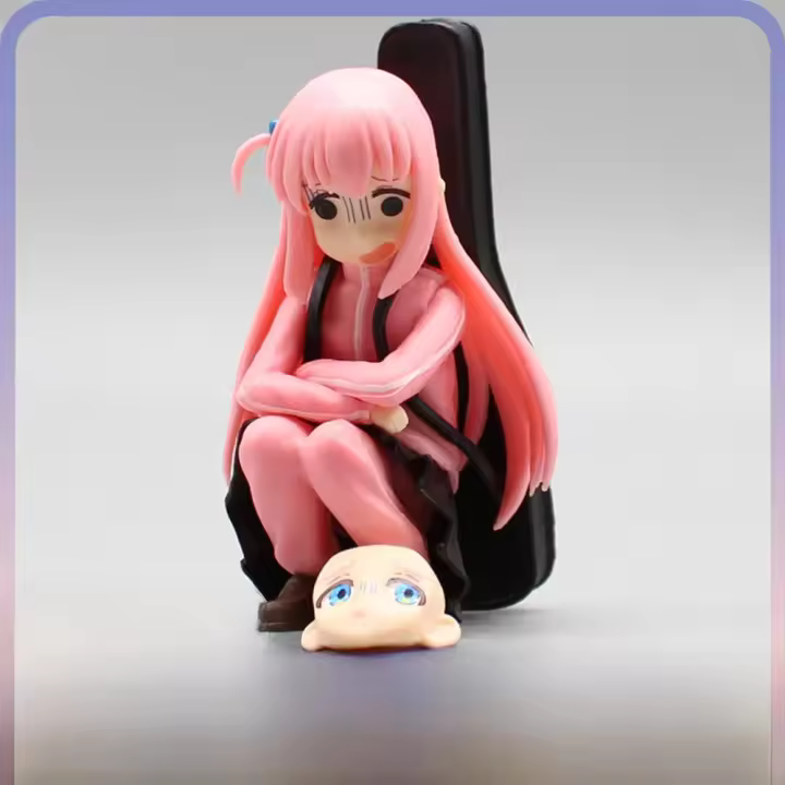 Figura De Anime Bocchi the Rock 8cm Gotoh Hitori Q Version PVC Estatua De Muñeca Decoración Para Escritorio Colección Juguete Regalo - 1