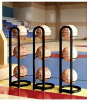 Estante De Almacenamiento Para Baloncesto Fútbol Y Voleibol De 2/3/4/5 Capas Metal Para Niños En Interior Organizador De Bolas De Deporte - details 6