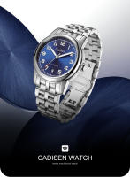 Reloj Mecánico Automático Para Hombre CADISEN 2024 39MM Acero Inoxidable Cristal De Zafiro Resistente Al Agua Con Marcadores Arábigos Y Calendario Completo Movimiento MIYOTA 8215 - details 0