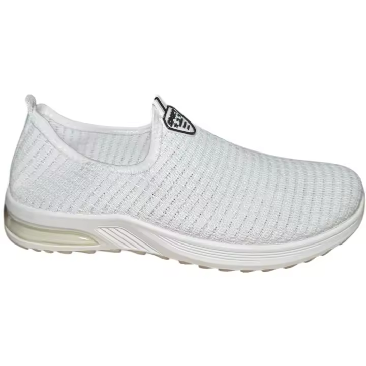 Everlyx - Zapatillas Ligeras Sin Cordones - Slip-On - Sneakers Unisex - Tejido Transpirable y Suela Flexible - Disponible en Blanco y Verde - L72 - 1