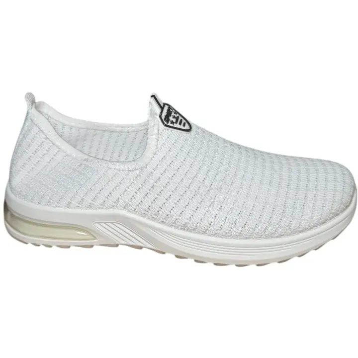 Everlyx - Zapatillas Ligeras Sin Cordones - Slip-On - Sneakers Unisex - Tejido Transpirable y Suela Flexible - Disponible en Blanco y Verde - L72 - 1