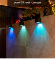 Lámpara De Pared Solar Exterior Impermeable Ilumina Jardín Casa Decoración Exterior Luz Caliente O Fría Moderna - details 6