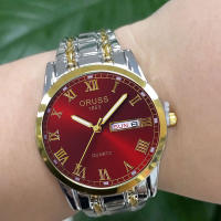 Reloj De Pulsera De Moda ORUSS Para Hombres Acero Inoxidable Resistente Al Agua Luminoso Deportivo Y De Negocios Con Calendario Y Fechas Semanales - details 15