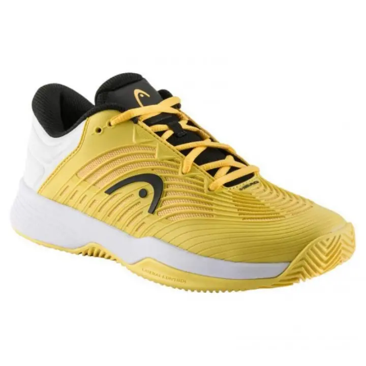 Zapatillas de Pádel y Tenis para Niños Junior Head Revolt Pro 4.5 Clay Color Amarillo, Negro y Blanco-275254 Head - 1
