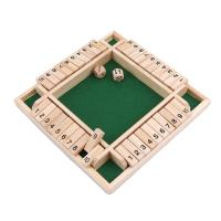 Juego De Mesa Deluxo Con Dados Para 4 Personas Juego De Cartas De Cierre De Caja Con 10 Números Para Adultos Y Familias Fiesta Club Bebida - details 16