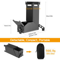 Estufa De Camping Lixada Exterior Plegable De Acero Inoxidable Para Tienda De Campaña Rocket Stove Multiusos Para Madera - details 4