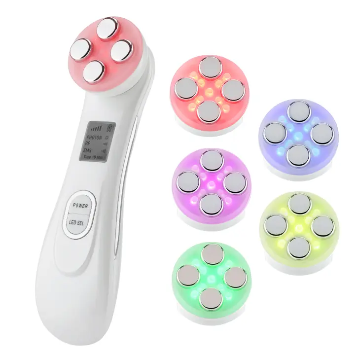 De Belleza RF EMS device, microfrecuencia de radiofrecuencia de device, therapy De Luz de Color IPL, rejuvenecimiento de la piel, masaje Facial antienvejecimiento - 1