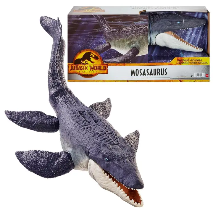 Jurassic World Mosasaurus defensor del océano 2 JW3 HNJ56 JURASSIC WORLD MATTEL - 1