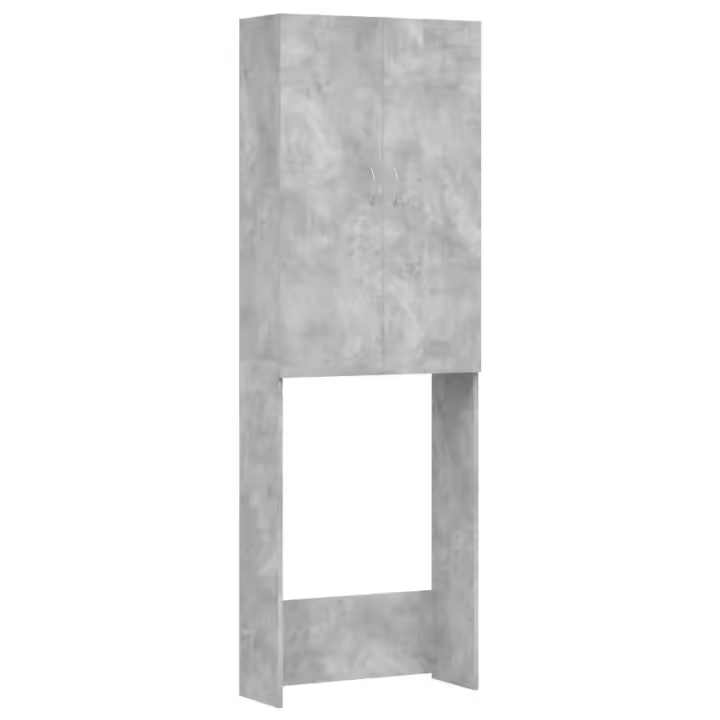 Armario de Lavadora 64x25,5x190cm Aseo Estantería Muebles Colada Color Roble Sonoma,  Blanco,  Roble ahumado y mas - 1