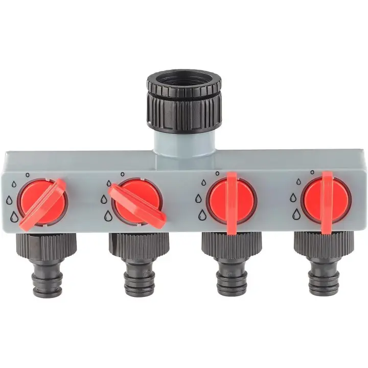 Selector de agua ajustable de 4 vías en el grifo, 3 niveles de pulverización - 1