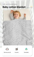 Mantas de Algodón tejadas para Bebe, cochecito para recién nasido, envoltura para envolver, Fashion a Cuadros sólidos, ropa de Cama para Niño y Niña, colcha calada de - details 0