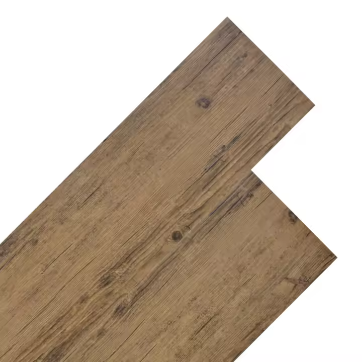 vidaXL Lamas para Suelo no Autoadhesivos de PVC Madera Deslavada 5,26 m² 2 mm Color Marrón nogal,  Roble marrón,  Negro y mas - 1