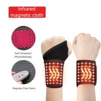 Manga De Tornillo Auto Calentada Con Terapia Magnética Soporte Para Muñeca Calefactor De Mano Compresión Alivio Del Dolor Universal Polyester - details 1