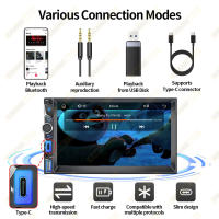 Reproductor Multimedia Para Coche 2DIN 7 Pulgadas MP5 Con Pantalla Táctil Bluetooth AUX USB CarPlay Android Auto Mirrorlink Carga Rápida - details 9