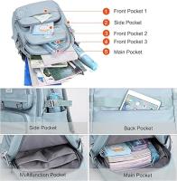 Mochipa Escolar para Niños y Niños Azul, Diseño Cómodo y Espacioso - details 1