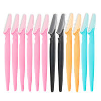 Set De 12 Piezas De Afeitadora De Cejas Y Cuerpo Segura Para Mujeres Herramientas De Maquillaje Pequeñas Con Cubierta - details 2