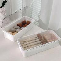 Caja De Almacenamiento Para Cepillos De Maquillaje Transparente De Acrílico 1pc/2pcs Con Cinta Para Proteger De Polvo Ideal Para El Hogar Y La Mesa - details 1