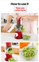 Cortador De Verduras Manual Rollo De Cocina Herramienta De Cocina Cortador De Frutas Y Verduras Redondo Rascar Patatas Zanahorias Rallador Ecológico - details 10