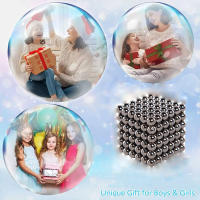Bolas magnéticas - Azul cielo mate Juego de (3 mm) 1000 bolas mágicas coloridas Juguete de escritorio divertido para aliviar el estrés para adultos -esferas magnéticas- Mashable Smashable Buildable，jugetes para niños,Regalo de Navidad - details 1