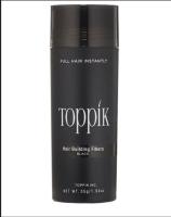 Toppik - Fibras capilares Hair Building Fibers Black 55 gr de queratina natural para mayor densidad y volumen instantáneo, resistente al viento, lluvia y sudor - details 1