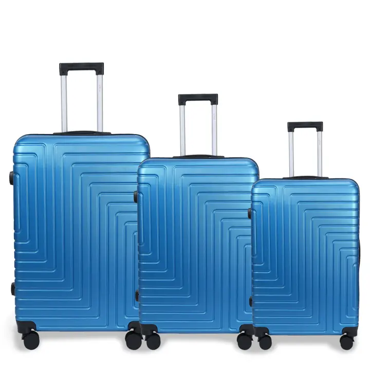 S7STAR Conjunto de Maletas de Viaje Elegantes: Carcasa Ligera de ABS, Cerradura Numérica, 4 Ruedas Giratorias 360°, Asa Telescópica de Aluminio Juego de Maletas Set Trolley Maleta Cabina - 1