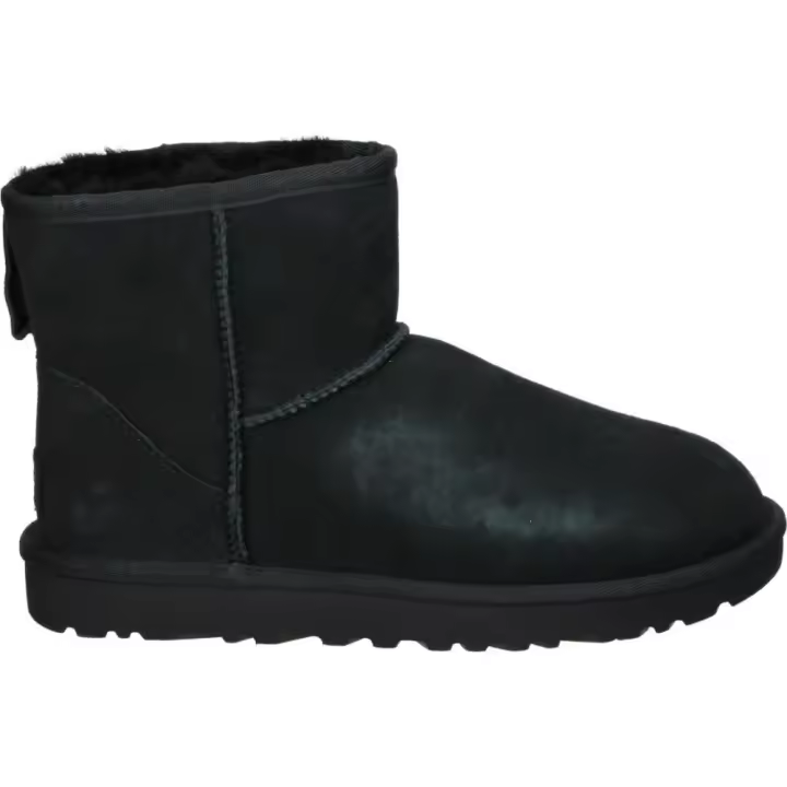 UGG | Botines UGG Classic Mini II para Mujer – Botines Australianos en Color Negro – Australianas Planas – Botines sin Cierre – Con Borreguito – Perfecto para Invierno – Moda – Fashion - 1