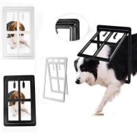 Puerta De Malla Para Mascotas Plástica Cerrable Para Perros Y Gatos Prueba De Mosquitos Seguridad Con Velo De Gato Para Ventanas Puerta De Albergue Para Mascotas - details 0