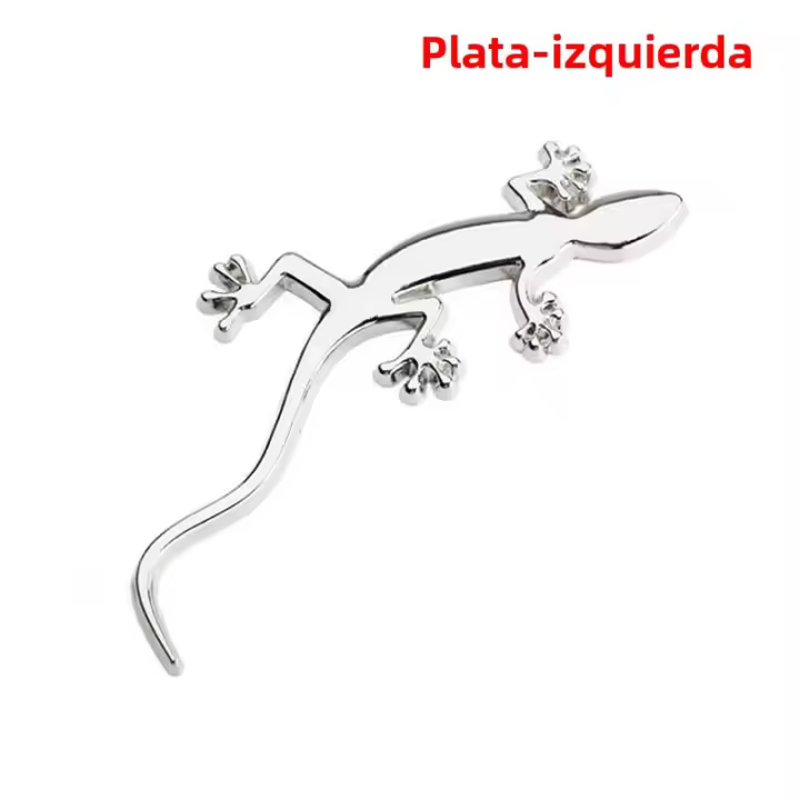 Pegatina De Láser Reflejante Para Coche Autobús Camión Diseño De Lagarto Geckó 3D Para Decoración De Modelos - 1