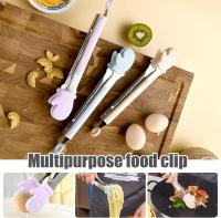 2 utensilios de cocina de silicona con mangos antideslizantes - Pinzas para Ensalada, pinzas con Punta de silicona para Cocinar y servr Alimentos-Pinzas para Ensalada Perfectas para - details 1
