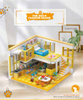 Bloques De Construcción Creativos Para Dormitorio Casa De Juguete De Ciudad Amigo Set De Cocina De Apartamento Modelo Micro Bloques De Juguete Para Niña Regalo - details 8