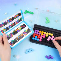 Juego De Lógica Inteligente Con Cuentas Mágicas 120 Niveles Juguete Educativo Para Niños Y Adultos Para Viajes Desarrollo De Habilidades Cognitivas - details 5
