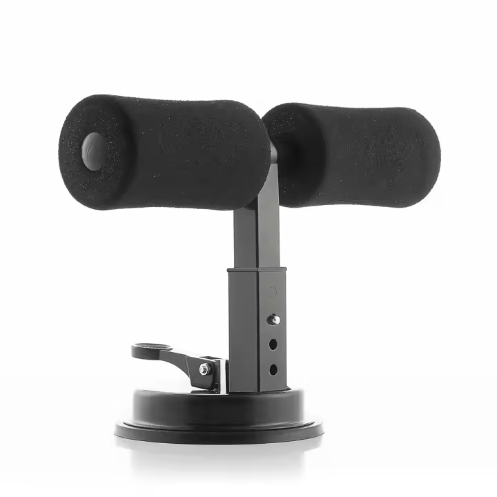 Innovagoods ®   Abdominal bar with suction cup, floor exercises - abdominal auxiliary device, muscle training at home, with exercise guide - black color - 1