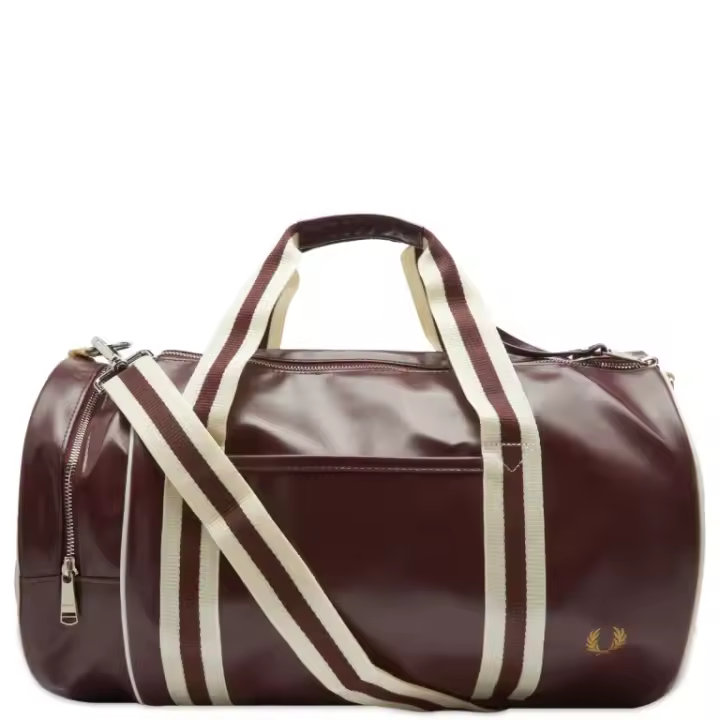 Fred Perry Classic Barrel Bag Oxblood - 1