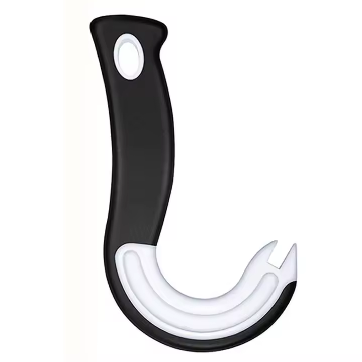 Aguja De Acero Inoxidable Multifuncional Portátil J-Shaped Fácil De Agarrar Abrevidrios Antideslizante Herramienta De Apertura De Botellas Resistentes Y Duraderas Con Agujero Para Colgar - 1