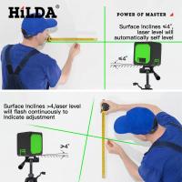 Nivel Laser HILDA 2 Líneas Recargable Por USB Mini Nivel Laser Auto Nivelado Con Láser Verde Rayos Horizontales Y Verticales - details 4