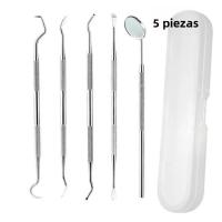 Kit De Limpieza Dental Profesional Con 3/4/5/6/7pcs Palillos De Dientes De Acero Inoxidable Para Eliminar Callo Y Placa Herramientas Dentales - details 10