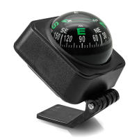 Nuevo Compás De Navegación Exterior Para Coche Barco Ciclismo Senderismo Guía De Dirección Sólido De Bola Digital - details 3