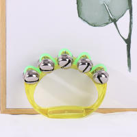 Juego De 10 Campanas De Mano Jingle Rattle Sleigh Campanas De Percusión Musical Instrumento Educativo Translúcidas Para Niños - details 5