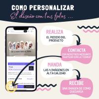 DEREGALOOS Placa Decorativa Personalizada con 4 Fotos y Frase Eres la Mejor Madre del Mundo, Idea de Regalo Original para el Día de la Madre - details 0