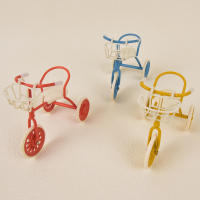 Triciclo De Hierro Artificial Miniatura 1:12 Para Casa De Muñecas Bjd Ob11 Accesorio De Decoración Doméstica Material De Hierro Origen China - details 0