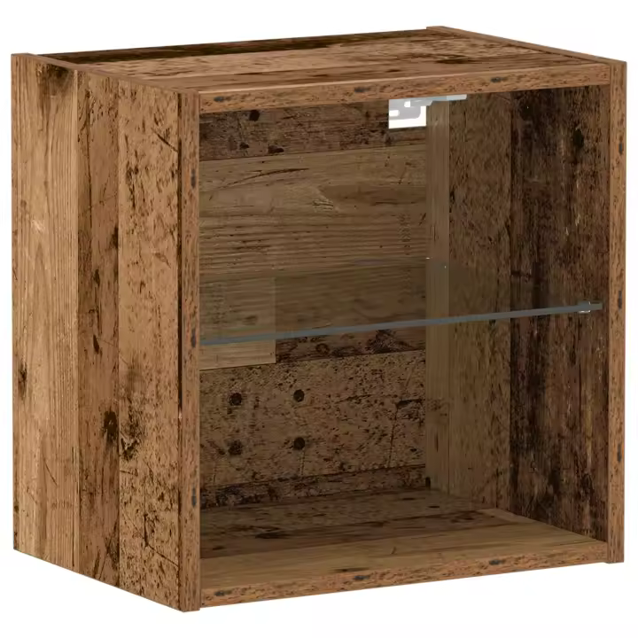 Estante Flotant vidaXL Madera Vieja 40x28,5x40 cm Madera Engineered - 1
