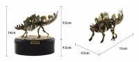 JSXuan Kit De Artesanía De Dinosaurios: Esqueleto De Triceratops Mamut Y Rex De Bones Asamblea Fósiles Para Jóvenes Y Adultos - details 4