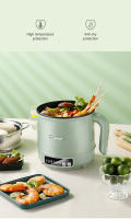 Máquina De Cocina Eléctrica Multifuncional 1.7L Capacidad Single/Double Layer Hot Pot Mini Olla Eléctrica Inteligente Con Sello Antideslizante - details 8