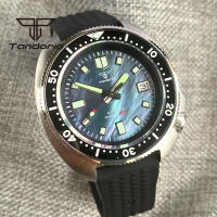 Reloj Automático Para Hombre Tandorio MOP Dial NH35 Date 20BAR 44mm Esfera De Zafiro Bisel De 120 Clicks Luminiscencia Resistente Al Agua 20Bar - details 4